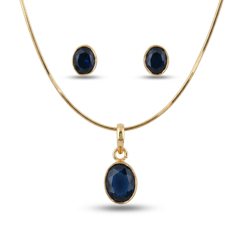 Midnight Sapphire Charm Set