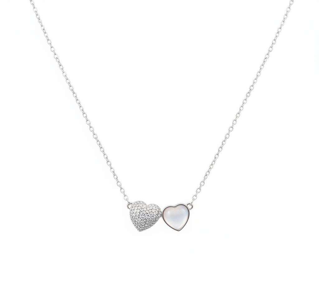 Twin Heart Whisper Pendant