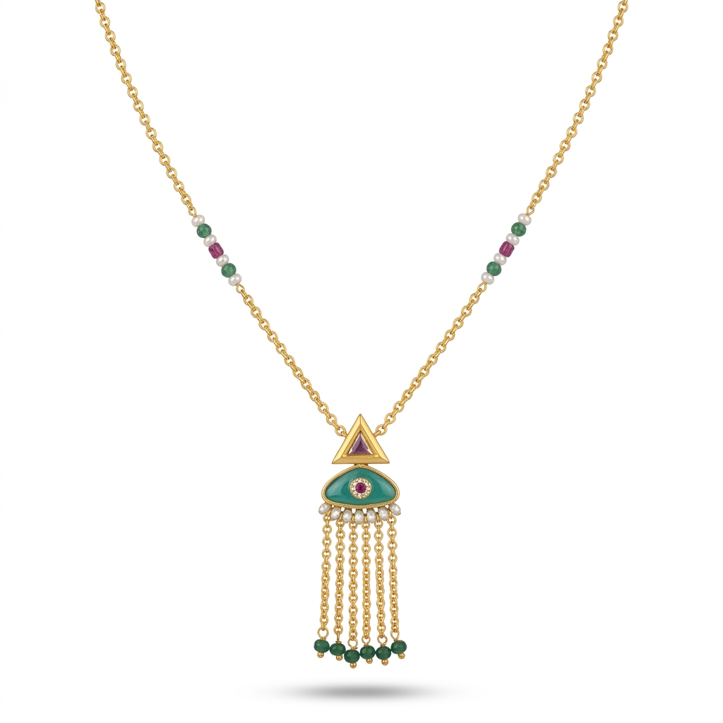 Noor Tassel Necklace Set