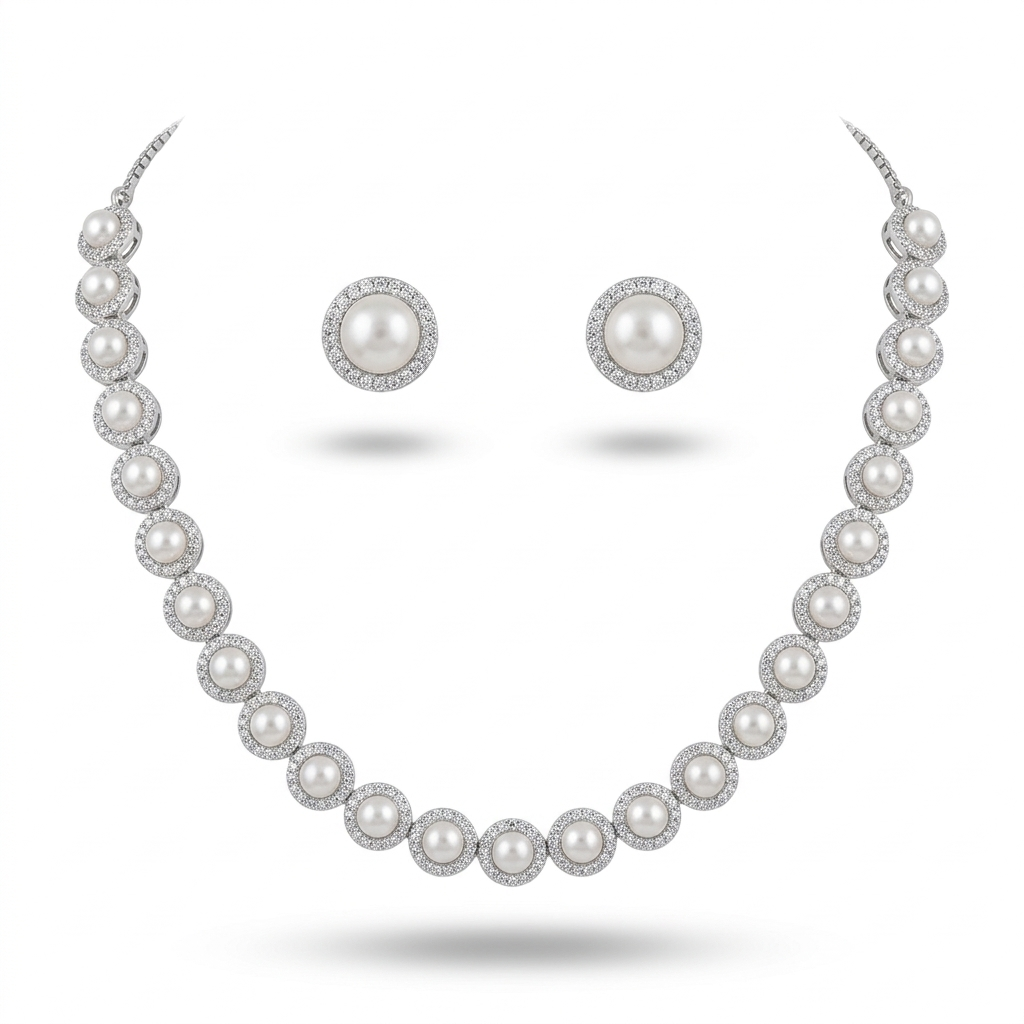 Ivory Pearl Elegance Necklace