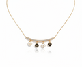 Monochrome Charm Bar Necklace