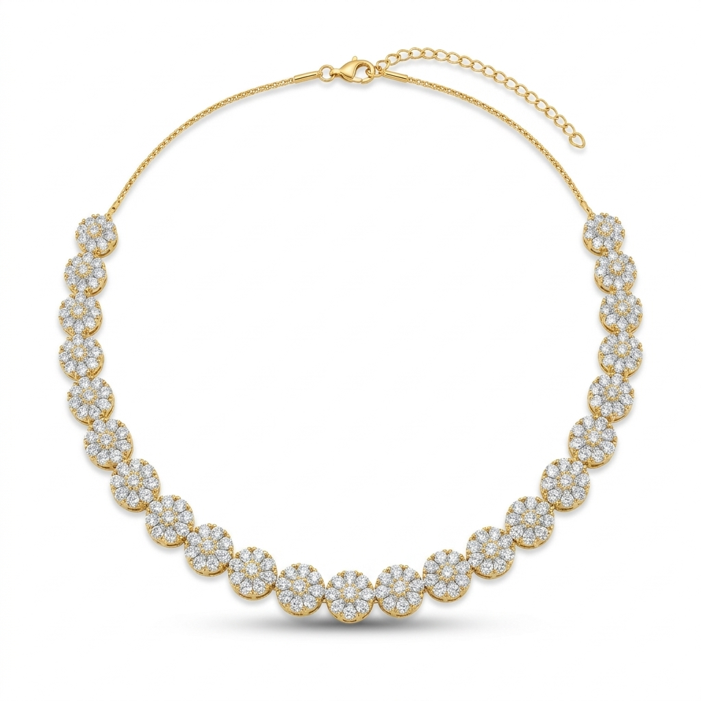 Royal Bloom Diamond Necklace