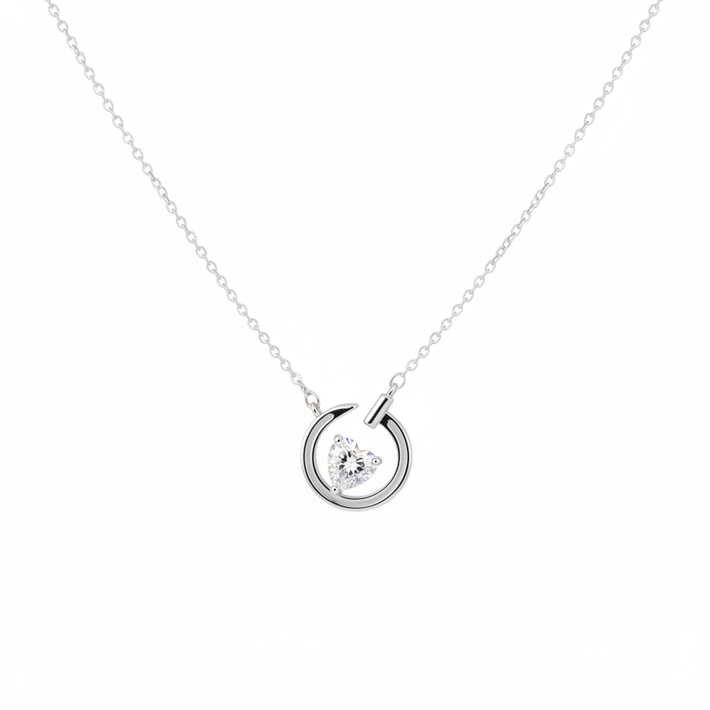 Eternal Heart Loop Pendant