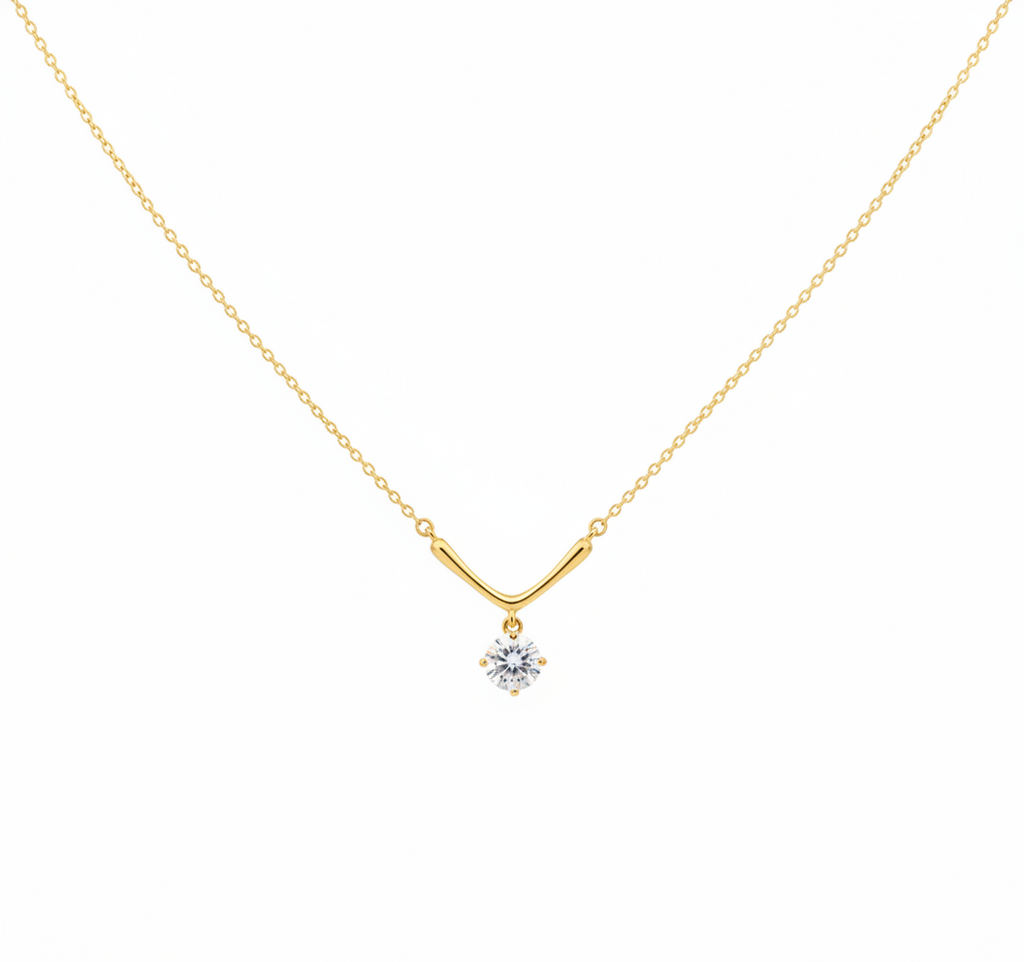 Golden Solace Drop Pendant