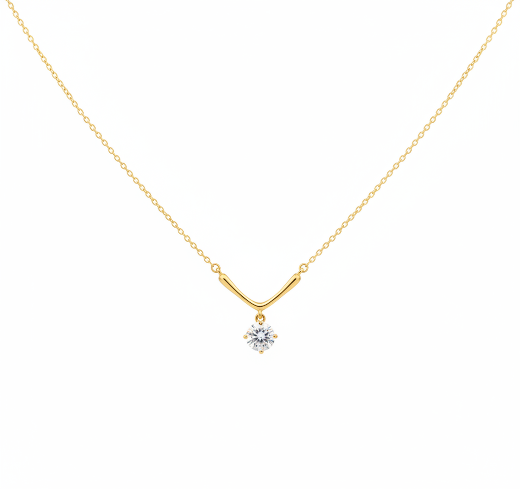 Golden Solace Drop Pendant