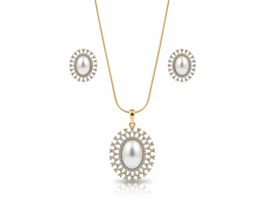 Pearl Radiance Pendant Set