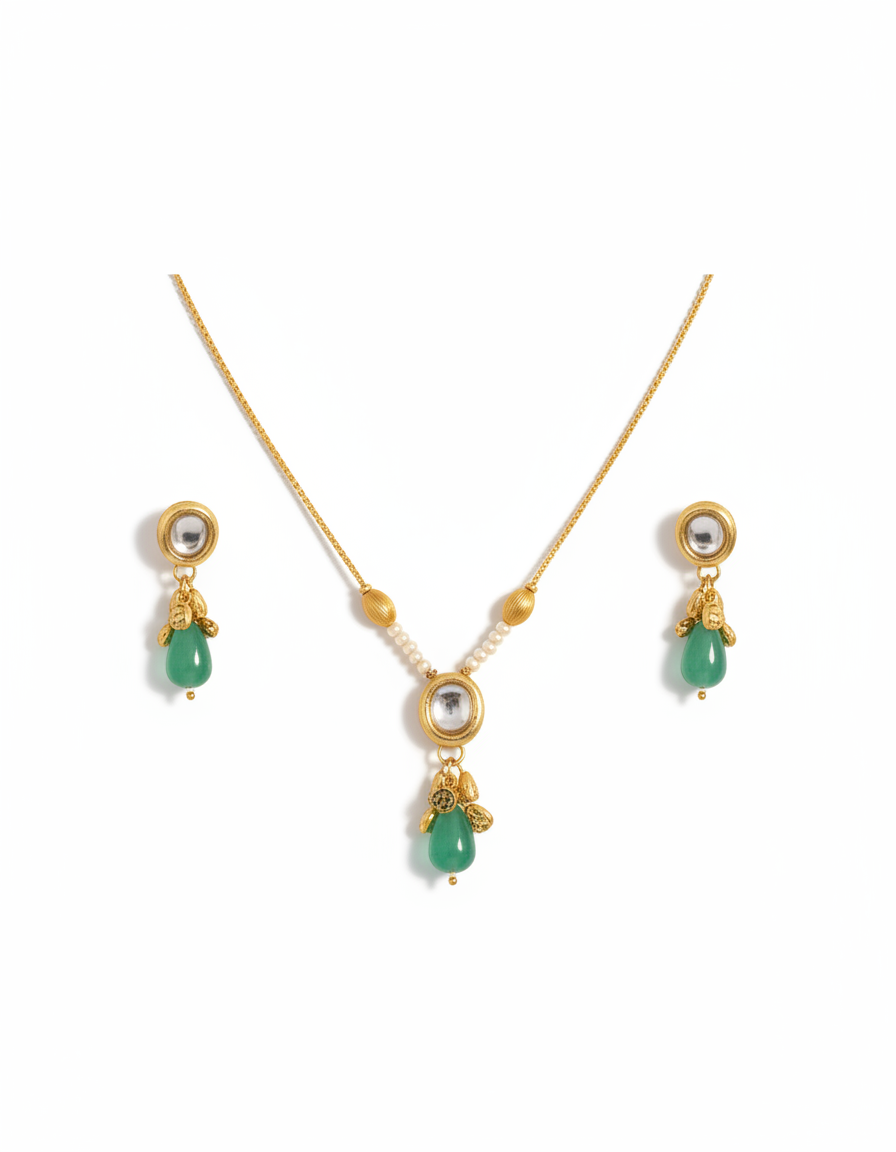 Emerald Mist Pendant Set