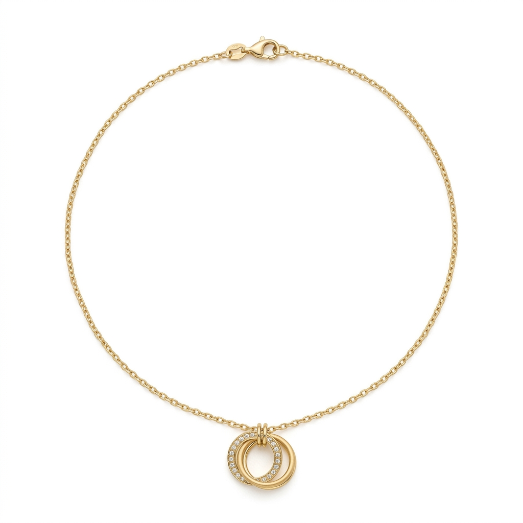 Infinity Duo Circle Pendant