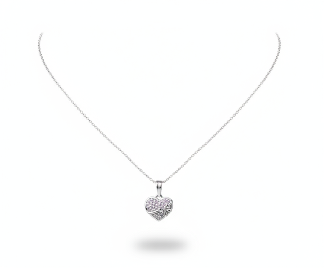 Eternal Spark Heart Pendant