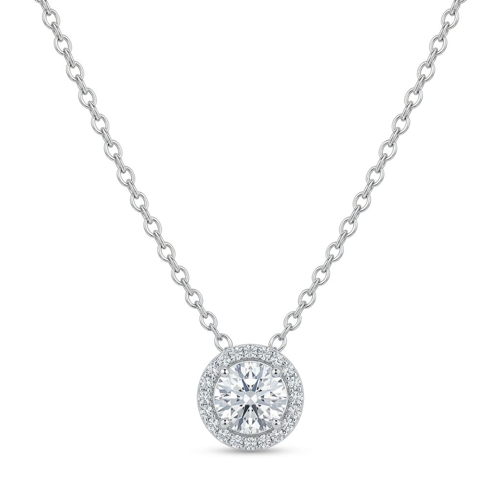 Infinity Halo Spark Pendant