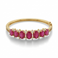 Ruby Royale Line Bracelet
