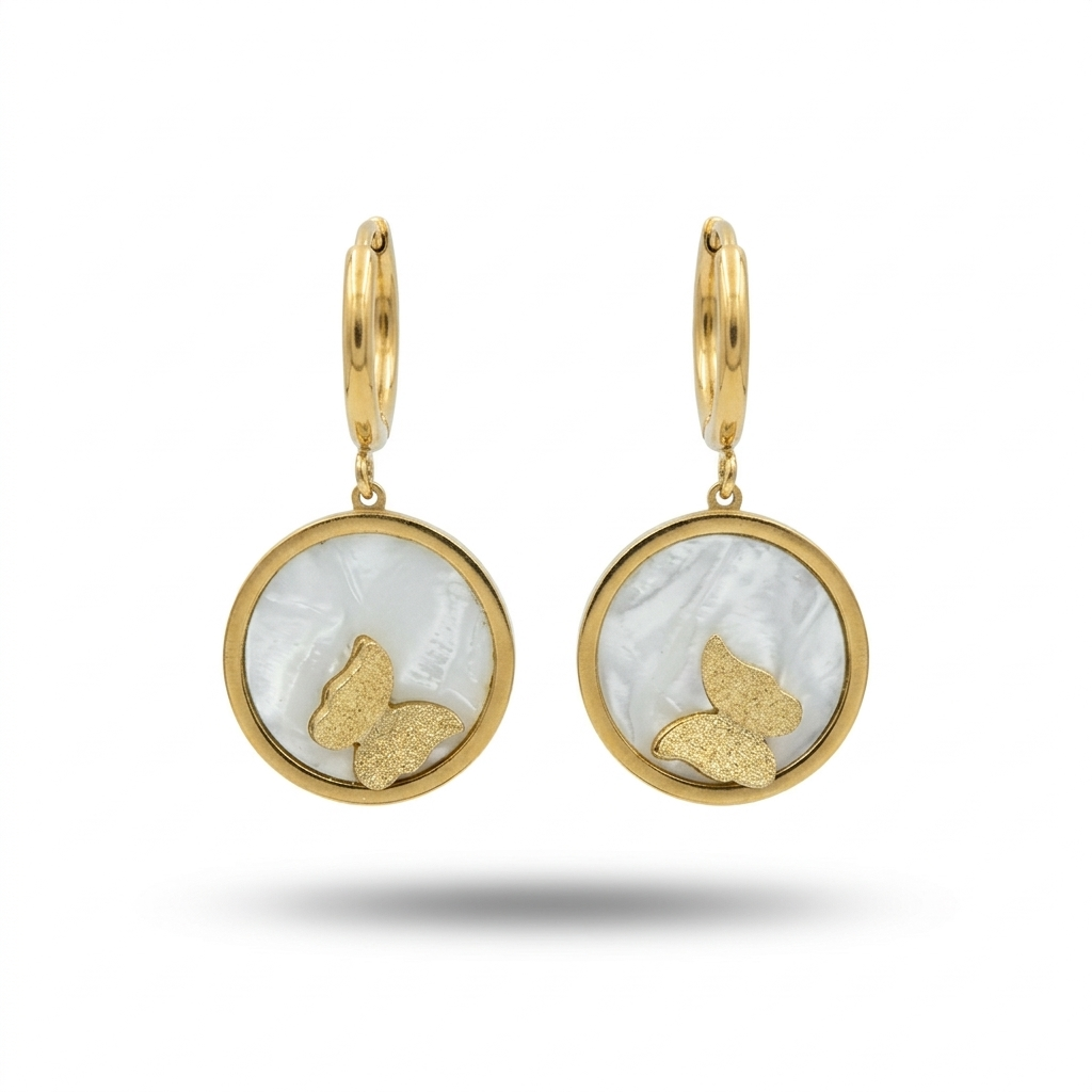 PearlMist Charm Earring