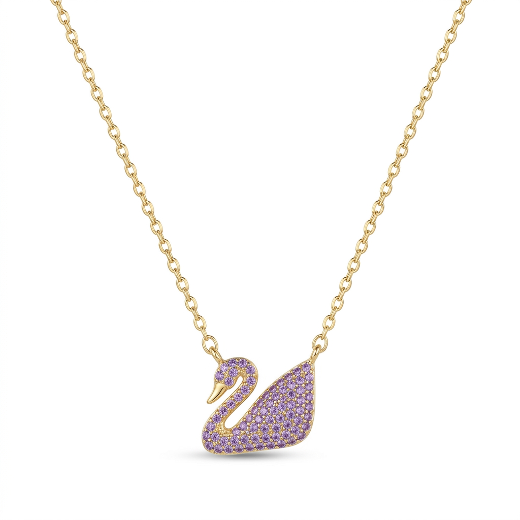 Swan Grace Crystal Pendant