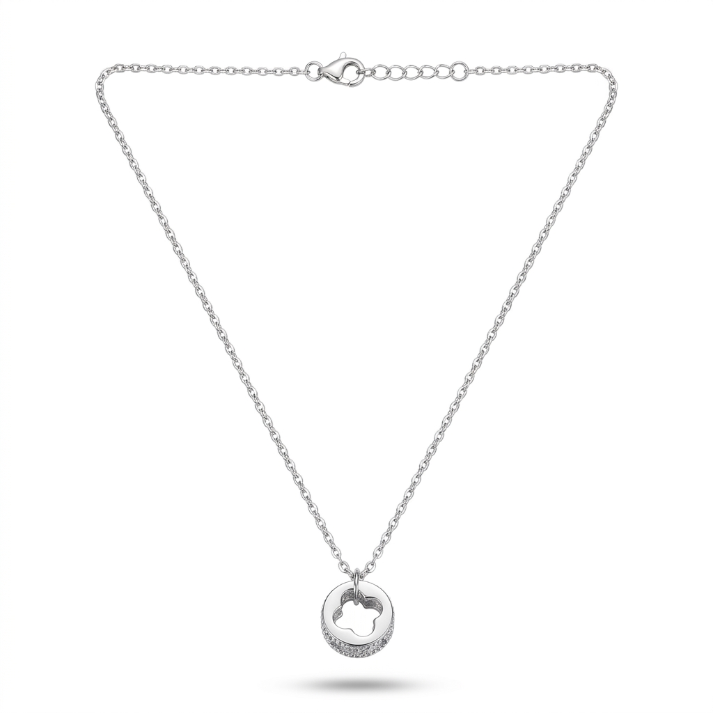 Pure Clover Halo Pendant