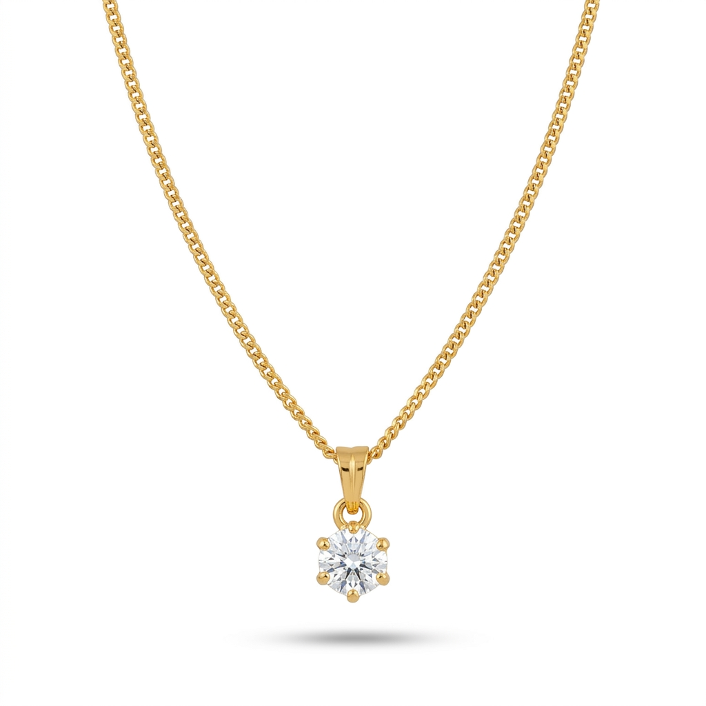 Classic Radiance Solitaire Pendant