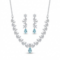 Emerald Dewdrop Vine Necklace