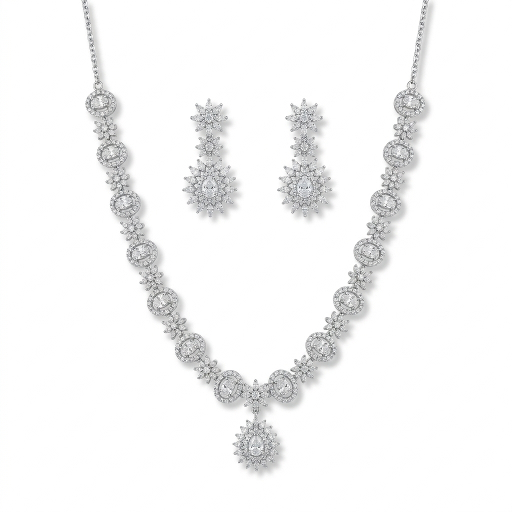 Ethereal Diamond Grace Necklace Set
