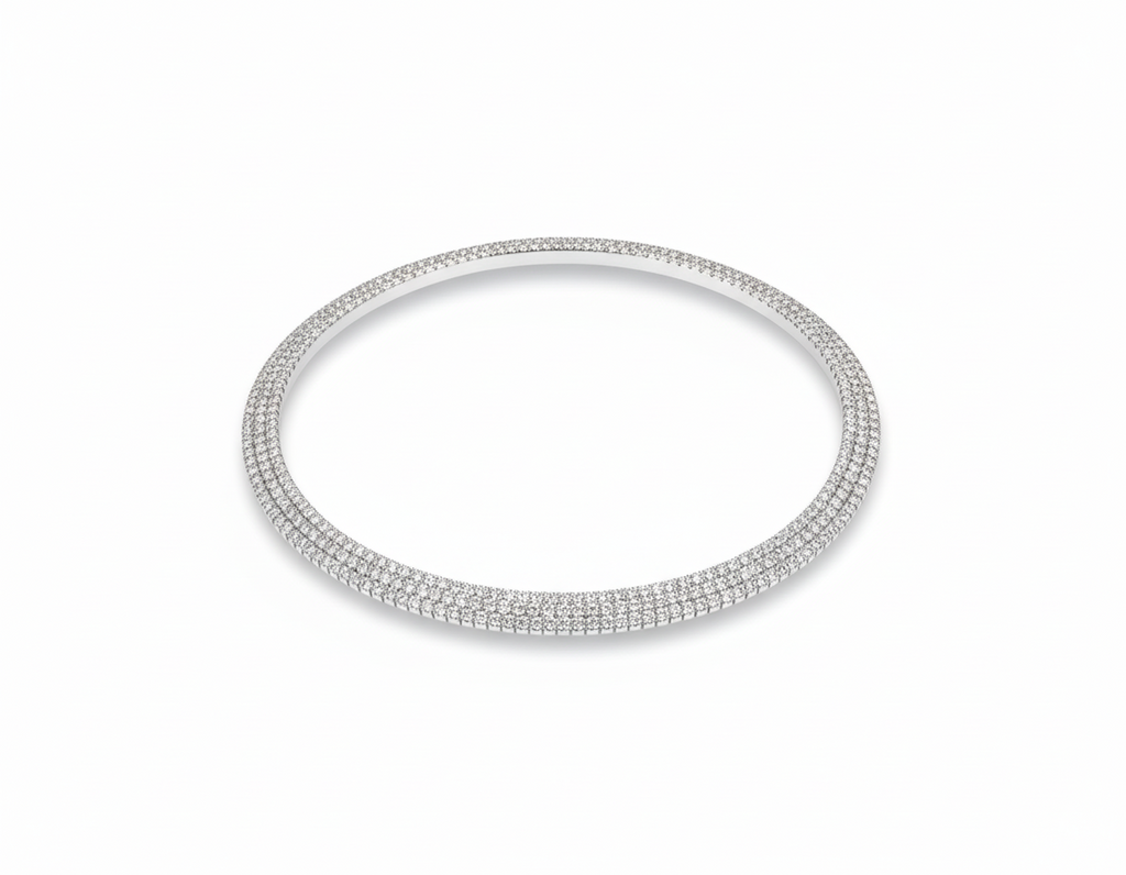 Classic Crystal Tennis Necklace