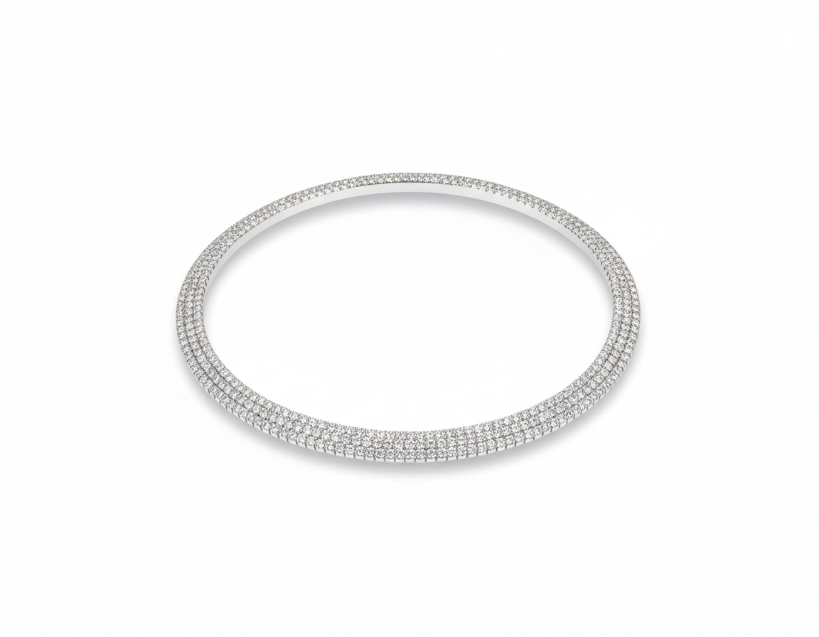 Classic Crystal Tennis Necklace