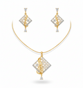 Pearl Veil Elegance Pendant Set