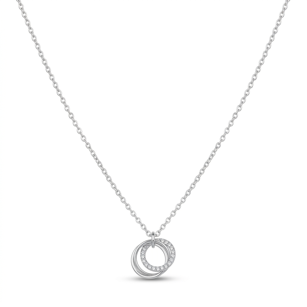 Eternal Duo Circle Pendant